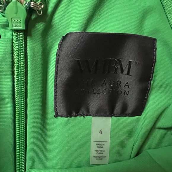 NWT - White House Black Market Vibrant “Amazon” Green Midi Sheath Aura Dress - Picture 4 of 4